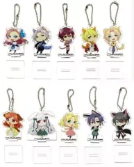 【中古】雑貨 [単品] アニマル柄 描きおろしちびキャラアクリルスタンドキーチェーン10個セット 「Switchソフト 乙女ゲームの破滅フラグしかない悪役令嬢に転生してしまった… ～波乱を呼ぶ海賊～ スペシャルステラセット」 同梱特典