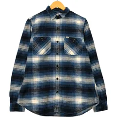 古着 ラルフローレン Ralph Lauren DENIM&SUPPLY デニム&サプライ オンブレチェック 長袖 フランネルチェックシャツ/eaa545749