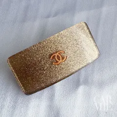 CHANEL シャネル ココマーク 00A バレッタ グリッターゴールドベージュ スレ くすみ 変色 卒業式 入学式 ママのサムネイル
