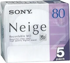 Amazon | SONY MD (ミニディスク) 80分 10PACK NEIGE(ネージュ
