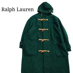 【90s】Ralph Lauren ラルフローレン ダッフルコート 深緑 グリーン ヴィンテージ ウール