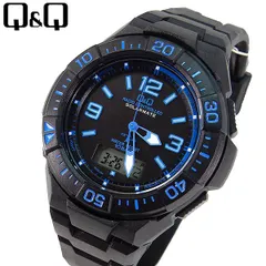 CITIZEN Q&Q q&q ソーラー電波時計 MD06-335 電波 ソーラー アナデジコンビ メンズ 腕時計 時計 カジュアル ウォッチ アナログ 電波 ソーラー 電波  チープシチズン チプシチ citizen