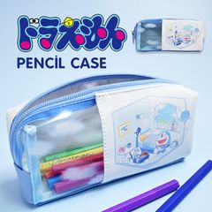 ドラえもん ペンケース BOXペンケース 筆箱 ふでばこ 大きめ ボックス型 文房具入れ 文房具 ペン入れ ペンポーチ キャラクター 小物ポーチ 大容量 グッズ かわいい 可愛い おしゃれ 子供 小学生 中学生 高校生 女子 男子 女の子 男の子 新学期