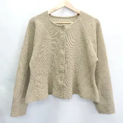 ■ titivate 長袖 リブニットカーディガン サイズM ブラウン レディース E  【1406050087708】