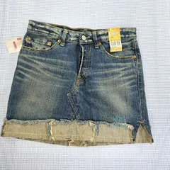 【タグ付き新品】リーバイス Levis 501 スカート デニム W63cm レディース 中古