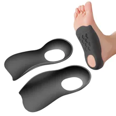 新品　薄型 アーチサポート 土踏まず 扁平足 Mサイズ 衝撃吸収 ルーペ型 ハーフ インソール