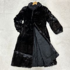 ミンク　毛皮　ロングコート　茶色 管理番号KKVRA104