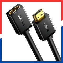 【人気商品】ハイスピード Stick、HDTV、PC、Switch等対応 TV 金メッキコネクタ-0.5m Fire オス-メス)PS4/PS3 (HDMI 3D対応 60Hz 4K 延長コード 延長ケーブル HDMI UGREEN