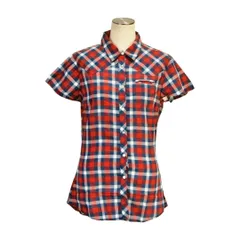 ウールリッチ WOOLRICH 半袖 シャツ/ブラウス チェック Sサイズ レッド レディース s_z F-M2472のサムネイル