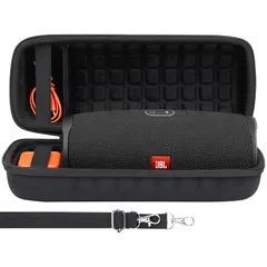 co2crea JBL Charge4/Charge5用 防水Bluetoothスピーカー収納ケース (ケースのみ)ーブラック