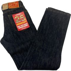 【新品】W32 児島ジーンズ KOJIMA GENES RNB-125N 25周年記念 25oz セルビッジ ストレート デニム ジーンズ ヘビーオンス