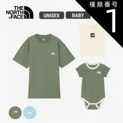 種類1：(SE)スティールブルー/F ザ・ノース・フェイス ベビー 大人 セット THE NORTH FACE NTM12312 CRショートスリーブティー＆ベビーロンパースセット キッズ (240112)