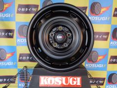 新品未使用　15インチ　LMG　OFF　STYLE2　オフスタイル2　4本セット　6J-15　5H100　+43　マットブラック　シエンタ　神奈川県