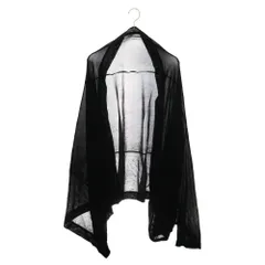 Yohji Yamamoto (ヨウジヤマモト) ベロア ボレロ ショート 変形 カーディガン レディース ブラック FP-T95-656のサムネイル