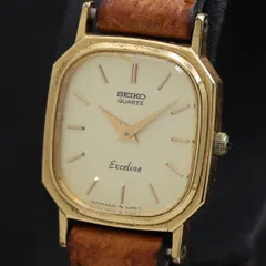 セイコー エクセリーヌ 8420-5400 クォーツ 時計 腕時計 レディース 【中古】｜激安アクセサリー通販のワンダープライス