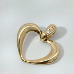 18金 K18  造幣局 田中貴金属 ダイヤ ネックレストップ 3.53ｇ  C312