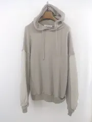 ◇ SPIRALGIRL スパイラルガール 切替 ドッキング 長袖 プルオーバー パーカー サイズF グレージュ系 レディース E  【1304080000431】