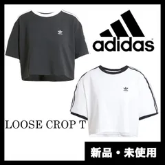 【新品未使用】adidas ORI  3S LOOSE CROP Tクロップド  Tシャツ ブラック ホワイト 女性  / JC8149 / JC8150