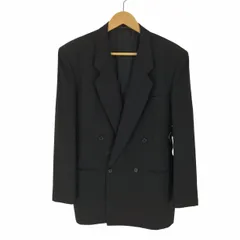 コムデギャルソンオム COMME des GARCONS HOMME 90S 1991AW 田中オム ダブルブレスト ウール テーラード ジャケット  メンズ JPN：M 