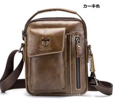 メンズ牛革鞄 ショルダーバッグ メンズ バッグ 牛革 本革  リアル革　斜めがけ 通勤 仕事　アウトドア　格好良い