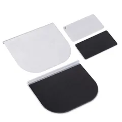 【新着商品】(シルバー) 滑り止めシート付き 傷防止 デスク保護 取付部硬さ強化対策 モニターアーム補強プレート ZepSonのサムネイル