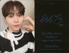 【中古】コレクションカード(男性) 79[スペシャル]：SEVENTEEN/スングァン(SEUNGKWAN)/裏面印刷サイン・メッセージ入り/「2024 SVT 8TH FAN MEETING ＜SEVENTEEN in CARAT LAND＞」トレーディング