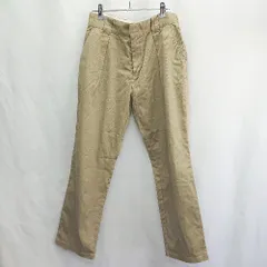 COWDEN カウデン　リネンセットアップ ワークウェア　Lサイズ ベージュ COWDEN カウデン リネンセットアップ ワークウェア Lサイズ
