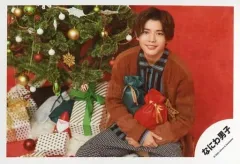 【中古】生写真(ジャニーズ) なにわ男子/長尾謙杜/横型・膝上/Greeting Photo ～Christmas 2020～/公式生写真