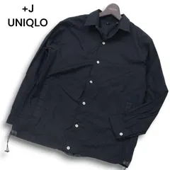 22SS★ +J UNIQLO ユニクロ × ジルサンダー 通年★ オーバーサイズ シャツ ブルゾン Sz.S メンズ 黒