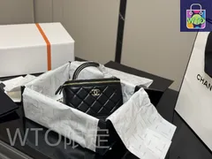 【今日特価】Chanel ハンドル メイクボックス（17×11cm）-WTO輸入1