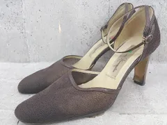 ◇ GINZA Kanematsu 銀座 かねまつ ヒール パンプス サイズ23 D ブラウン レディース  【1002800862160】