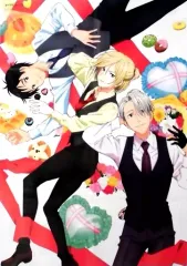 【中古】ポスター(アニメ) B2サイズ両面ポスター(八つ折) 集合 「ユーリ!!! on ICE」 アニメージュ 2017年4月号付録