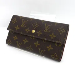 LOUIS VUITTON / ルイヴィトン ◆ポルトフォイユ・インターナショナル 三つ折り長財布 モノグラム M61217 【財布/サイフ/ウォレット/wallet/コイン】 ブランド【中古】 