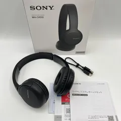 【美品】SONY WH-CH510-B ブラック ワイヤレスヘッドホン bluetooth対応 ソニー 本体