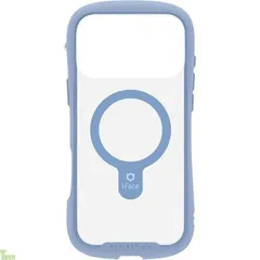 iFace MagSafe 対応 Reflection iPhone 17 Pro Max ケース MagSynq クリア 強化ガラス (ペールブルー)【アイフェイス アイフォン17プロマックス 用 スマホケース iphone17promax カバー
