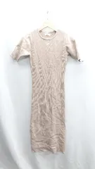 ◇ ⊂ Darich ダーリッチ 半袖 膝下丈 ワンピース サイズF ブラウン系 レディース E  【1410100018154】