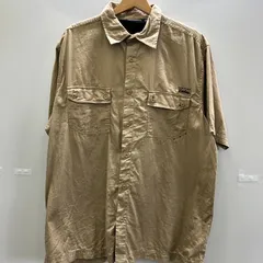 Dickies ディッキーズ ワークシャツ ダブルポケット バングラデシュ製 メンズ XL ベージュ