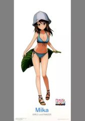 [중고] 소품 (캐릭터) 미카 (수영복) 클리어트 [이치 반 쿠지 걸즈 & 팬처 전차도 대작전! 스페셜!] D상