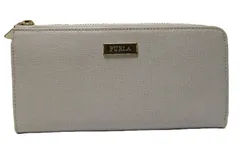 [TK] FURLA フルラ 長財布 L字ラウンドファスナー レザー 本革 グレージュ
