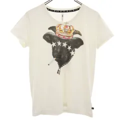 glamb グラム 日本製 半袖 Tシャツ ホワイト アニマル レディース 古着のサムネイル