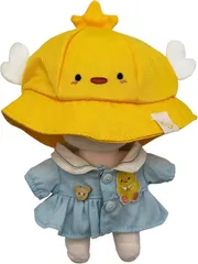 AXLUCE ぬい服 ぬいぐるみ 人形(黄色帽子,  10cm)