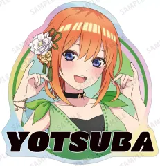 【新品】シール・ステッカー [新品] 中野四葉 rockin’starコラボ 描き下ろし ロックアイドルver. オーロラステッカー 「五等分の花嫁∽」