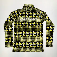 ▽▽Jack Bunny!! ジャックバニー レディース モックネック カットソー イエロー×ブラック 開封未使用品