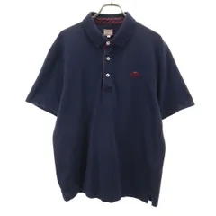 McGregor マックレガー 半袖 ポロシャツ L ネイビー メンズ 古着