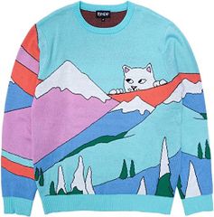 RIPNDIP ニット  Kiss The Sky Sweater Multi マルチ  Lサイズ リップンディップ