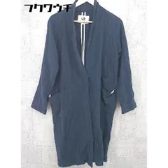 ◇ COMME CA ISM コムサイズム ウール混 長袖 コート サイズM ネイビー レディース 【中古】 【1002802114052】