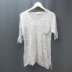 ◇ ROSSO 胸ポケット 無地 シンプル おしゃれ 半袖 Tシャツ サイズS グレー メンズ E  【1308290011874】のサムネイル