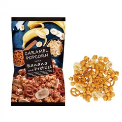 【新品・4営業日で発送】エイム キャラメルポップコーン バナナチップス＆プレッツェル 63g×18袋 100001965 (1660790)