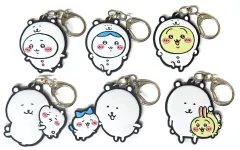 【中古】雑貨 全6種セット 「自分ツッコミくま×ちいかわ なんか小さくてかわいいやつ ナガノマーケット ラバーキーホルダー」 ナガノマーケット店頭限定