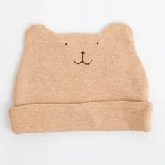 ☆ くま ☆ POMPKINS BABY オーガニックキャップ ベビー キャップ 日本製 帽子 ぼうし オーガニックコットン 男の子 女の子 ベビー帽子 ベビーキャップ ハット あかちゃん ナチュラル シンプル おしゃれ かわいい オーガニック 出産祝い